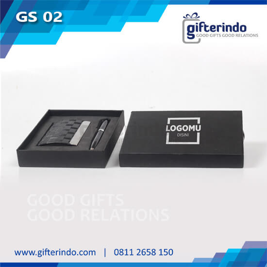 GS02 Giftset Pena Gantungan Kunci Custom