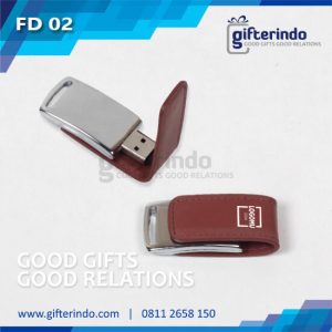 FD02 Flashdisk Kulit Custom
