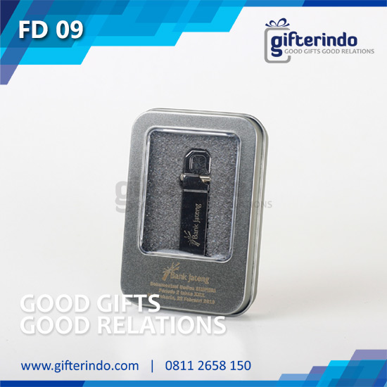FD09 Flashdisk Metal Bank Jateng