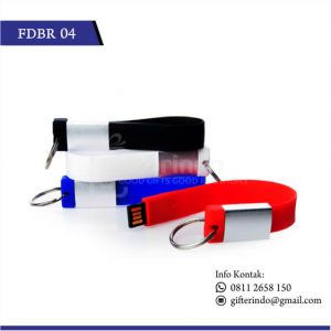 FDBR04 Flashdisk Karet Gantungan Kunci