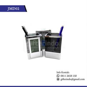 JMD02 Jam Meja Pen Holder