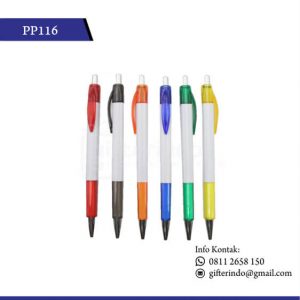 PP116 Pulpen Promosi Plastik